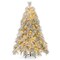 Costway 4.5/6/7 FT Pre-Lit Artificial Christmas Tree with 279/519/743 PVC & Pine Needles & PE Tips